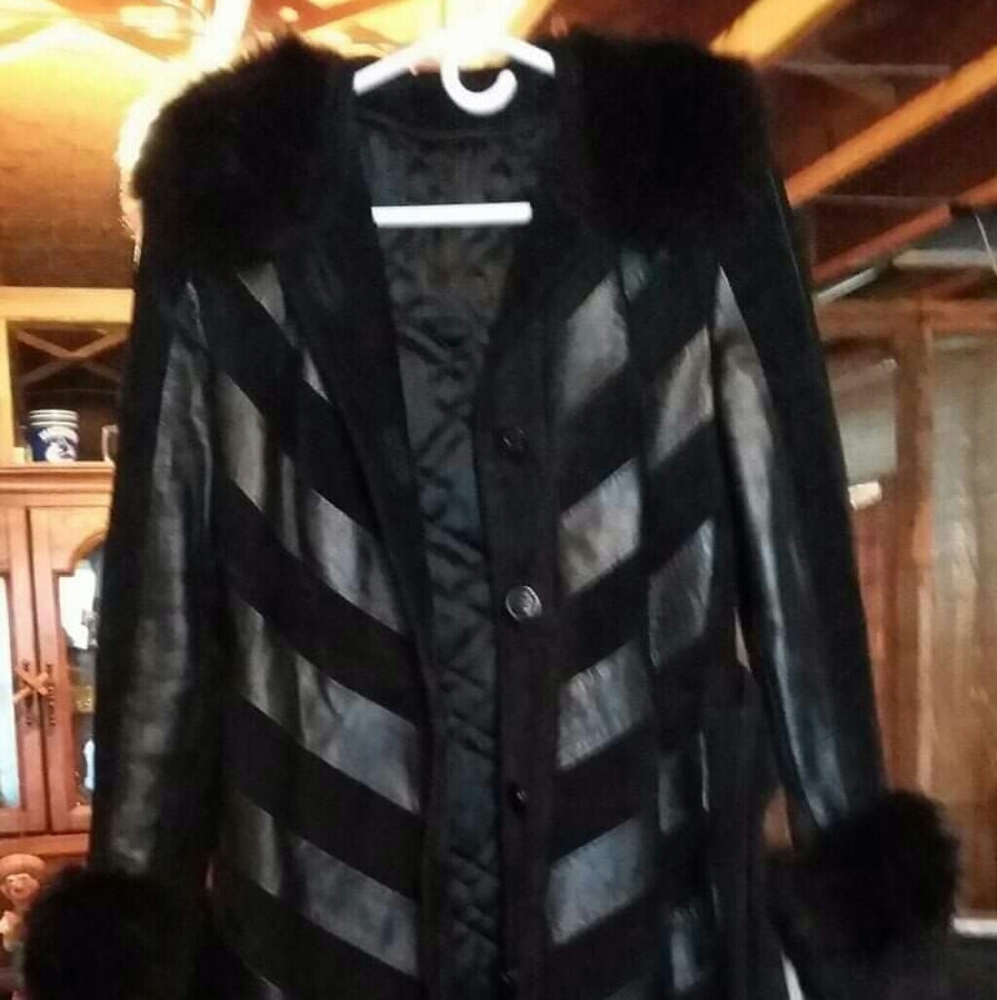Vintage suede and leather jacket